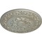 Ekena Millwork Sydney Ceiling Medallion (Fits Canopies up to 5 3/4"), Hand-Painted Flash Gold, 27 3/4"OD x 2"P CM27SYFLS - alternate 4